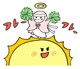 A child of angel who reactions are cute sticker #14300430