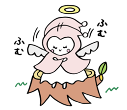 A child of angel who reactions are cute sticker #14300431