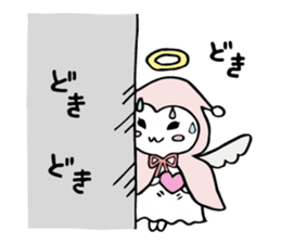 A child of angel who reactions are cute sticker #14300434
