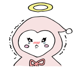 A child of angel who reactions are cute sticker #14300447