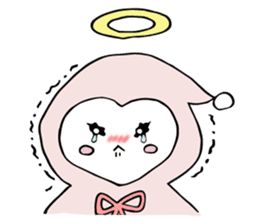 A child of angel who reactions are cute sticker #14300447