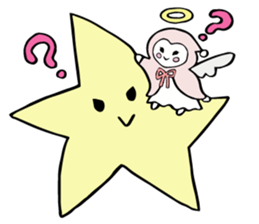 A child of angel who reactions are cute sticker #14300452
