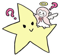 A child of angel who reactions are cute sticker #14300452