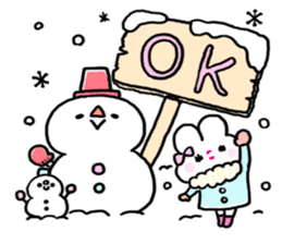 Sexy Bunny:Usarun 2 Winter sticker #14300671