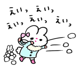Sexy Bunny:Usarun 2 Winter sticker #14300678