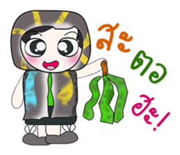 Hello my name is Somkid. sticker #14301294