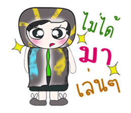 Hello my name is Somkid. sticker #14301296