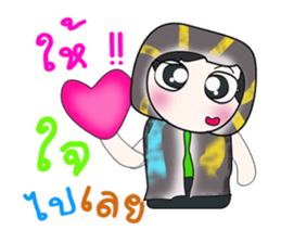 Hello my name is Somkid. sticker #14301299