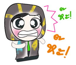 Hello my name is Somkid. sticker #14301301