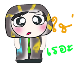 Hello my name is Somkid. sticker #14301303