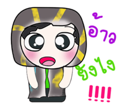 Hello my name is Somkid. sticker #14301309