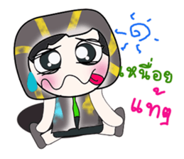 Hello my name is Somkid. sticker #14301313