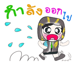 Hello my name is Somkid. sticker #14301316