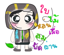 Hello my name is Somkid. sticker #14301317