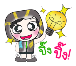 Hello my name is Somkid. sticker #14301328