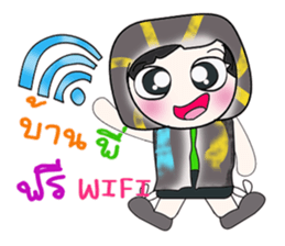 Hello my name is Somkid. sticker #14301331