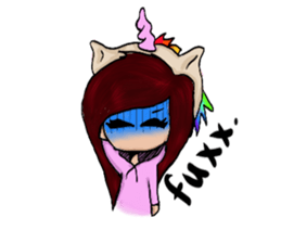 Tina Unicorn sticker #14301749