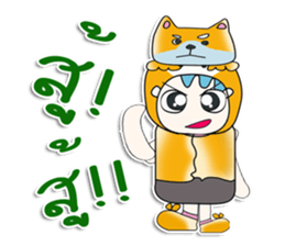 ...Mr. Shiba and dog...^^ sticker #14302096