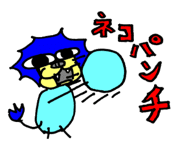 Lion of close blood relative to cat sticker #14303508