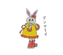 Bunny of your innocent face sticker #14303582