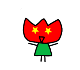 Tulip-chans 3 sticker #14303843