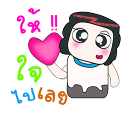 Hello! My name is Mayama. ^_^ sticker #14304139