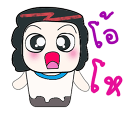 Hello! My name is Mayama. ^_^ sticker #14304145