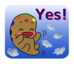 The Japanese giant salamander is Chacha sticker #14304407