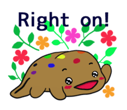 The Japanese giant salamander is Chacha sticker #14304408
