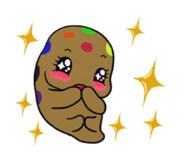 The Japanese giant salamander is Chacha sticker #14304412