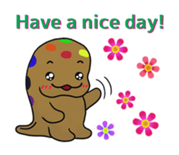 The Japanese giant salamander is Chacha sticker #14304420