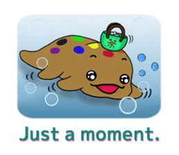 The Japanese giant salamander is Chacha sticker #14304422