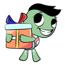 Shelly the Tomboy Turtle Stickers sticker #14305299