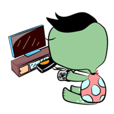 Shelly the Tomboy Turtle Stickers sticker #14305303