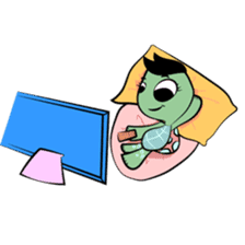 Shelly the Tomboy Turtle Stickers sticker #14305309