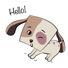 Charley the dog sticker #14305310