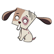 Charley the dog sticker #14305323