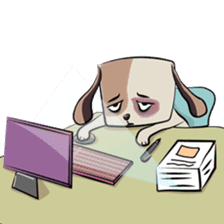 Charley the dog sticker #14305325