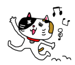 A Tortoiseshell cat. sticker #14305899