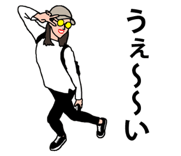 Kaori and funny companions sticker #14306077