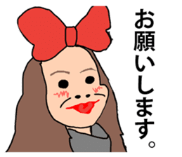 Kaori and funny companions sticker #14306089