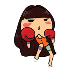 Chubby Asian Girl Sticker Pack sticker #14306134