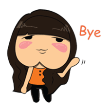 Chubby Asian Girl Sticker Pack sticker #14306135