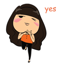 Chubby Asian Girl Sticker Pack sticker #14306136