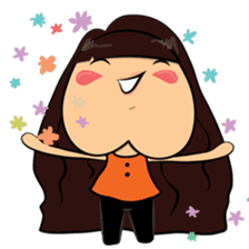 Chubby Asian Girl Sticker Pack sticker #14306137
