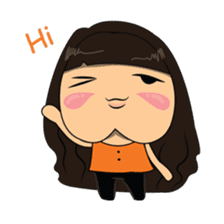 Chubby Asian Girl Sticker Pack sticker #14306138