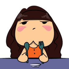 Chubby Asian Girl Sticker Pack sticker #14306139