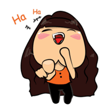 Chubby Asian Girl Sticker Pack sticker #14306141