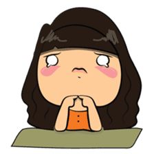 Chubby Asian Girl Sticker Pack sticker #14306146