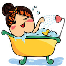 Chubby Asian Girl Sticker Pack sticker #14306147